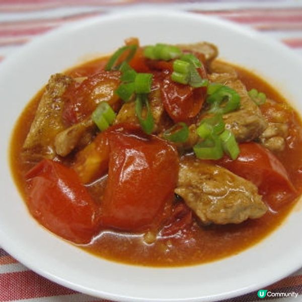 鮮茄燴豬扒【配家傳煮汁】