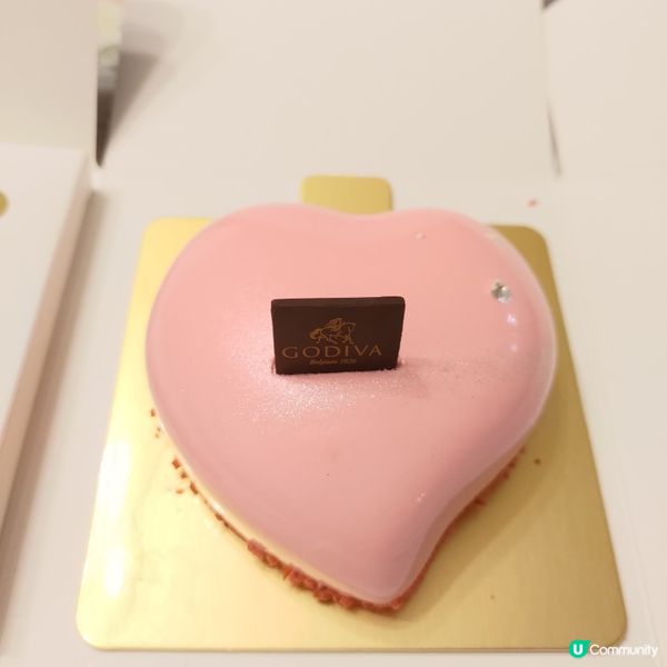 💖甜蜜初春🍓Godiva必食心形士多啤梨覆盆子蛋糕🥰