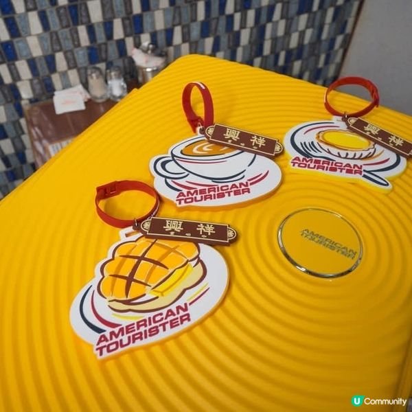 American Tourister聯乘港式茶餐廳 送行李牌