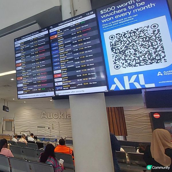 紐西蘭～奧克蘭機場✈️🛩