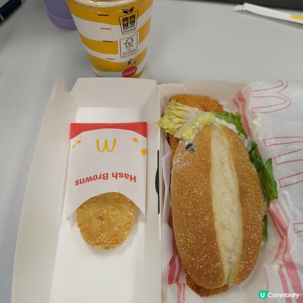 麥當勞超抵食早餐🔥$29歎超巨型深海狹鱈魚柳堡💜