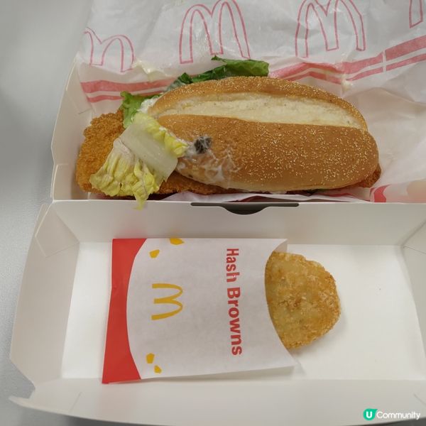 麥當勞超抵食早餐🔥$29歎超巨型深海狹鱈魚柳堡💜