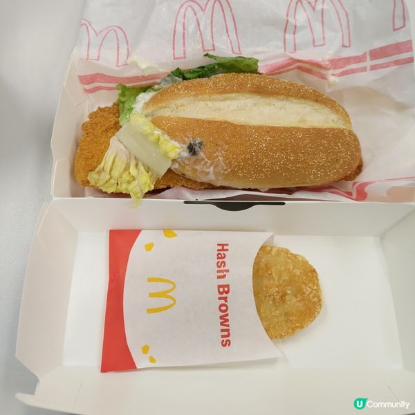 麥當勞超抵食早餐🔥$29歎超巨型深海狹鱈魚柳堡💜