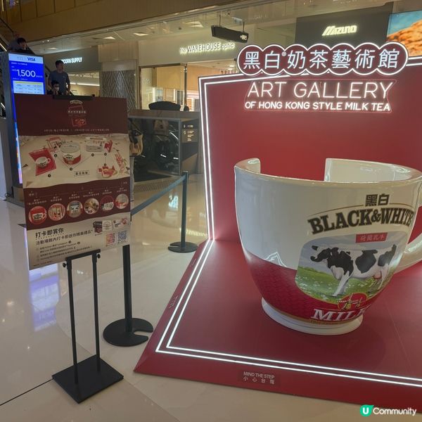 【黑白®奶茶藝術館|必睇6️⃣大展區】