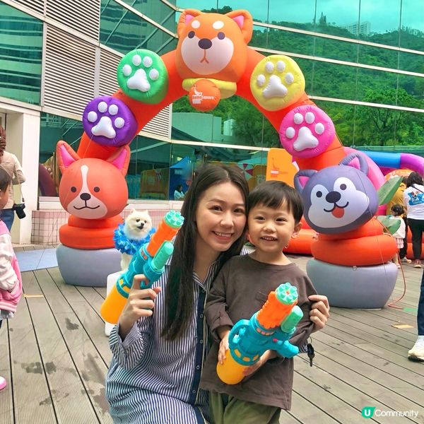 沙田萌寵潑水節