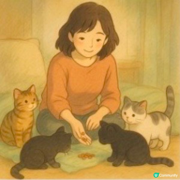 AI生成一口四貓圖!好玩好玩😂 #ai公仔指令#chatgp...