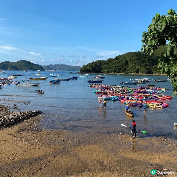 相思灣綠蛋島划艇☀️🏖️  