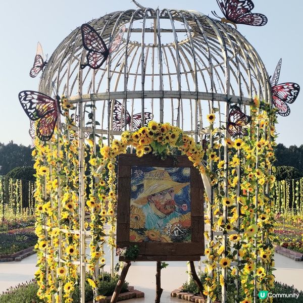 🏰台中必去超靚打卡熱點🔥九族文化村歐式花園超華麗💜