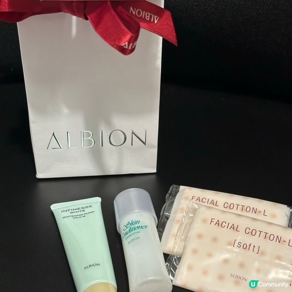 Albion「先乳後水」美白系列，打造透亮白滑肌 💎✨