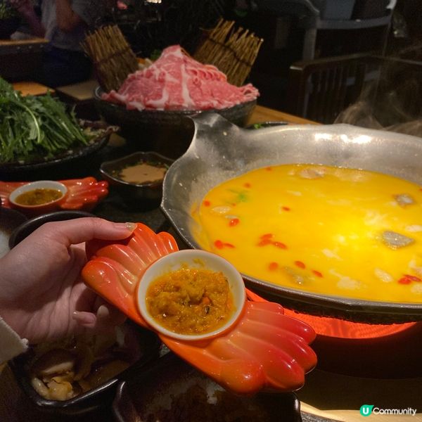 湊湊新出蟹粉火鍋😋