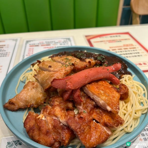 經典飯意粉 - 鴛鴦扒意粉