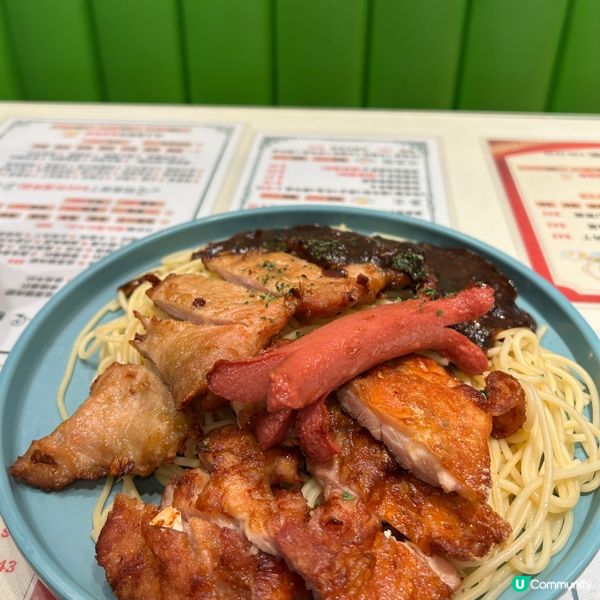 經典飯意粉 - 鴛鴦扒意粉