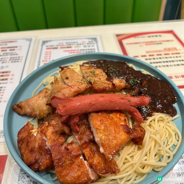 經典飯意粉 - 鴛鴦扒意粉