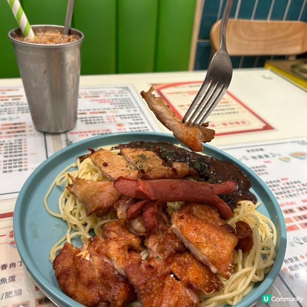 經典飯意粉 - 鴛鴦扒意粉