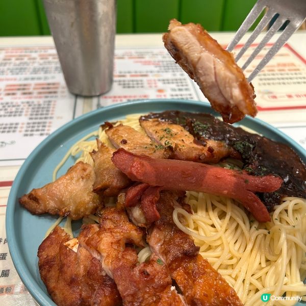 經典飯意粉 - 鴛鴦扒意粉