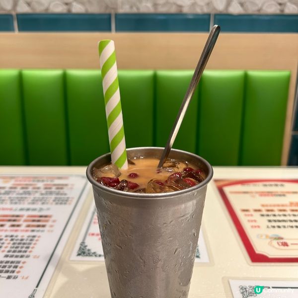 奶茶紅豆冰