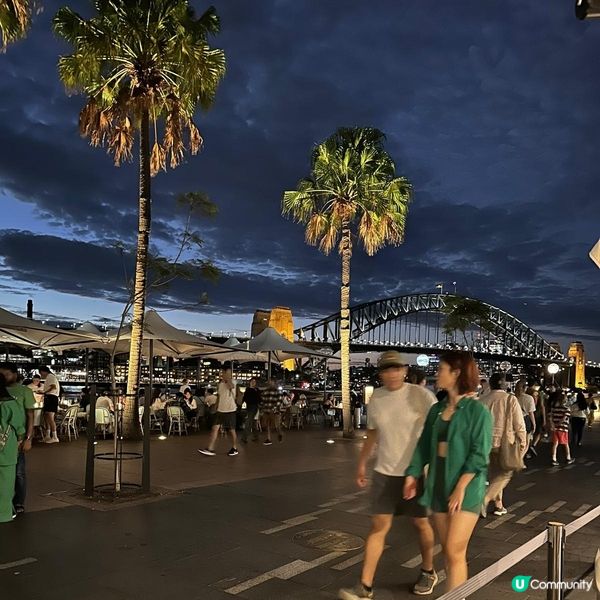 餐廳戶外望向悉尼歌劇院及大橋🌉