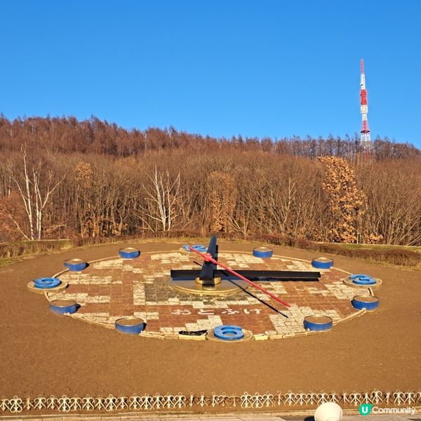 北海道旅遊🥳十勝之丘公園🔔音更花時計🕐欣賞日落風景🌅