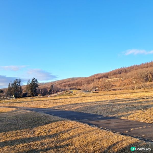 北海道旅遊🥳十勝之丘公園🔔音更花時計🕐欣賞日落風景🌅