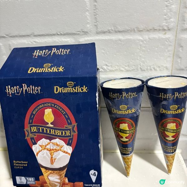 🍦 哈利波特迷必試！雀巢奶油啤酒味甜筒 🧙‍♀️