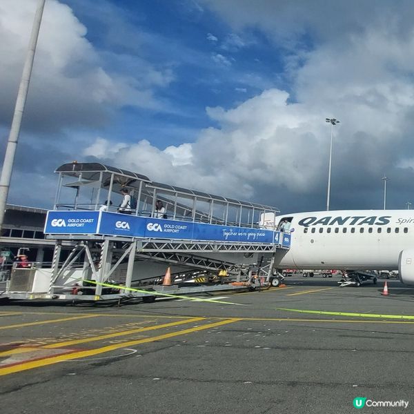 澳洲昆士蘭黃金海岸機場 🧳✈️