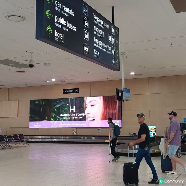 澳洲昆士蘭黃金海岸機場 🧳✈️