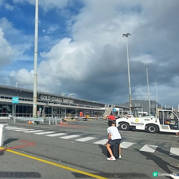 澳洲昆士蘭黃金海岸機場 🧳✈️