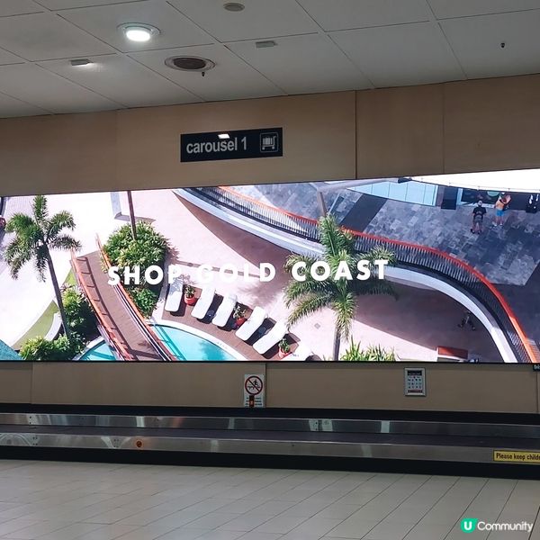 澳洲昆士蘭黃金海岸機場 🧳✈️