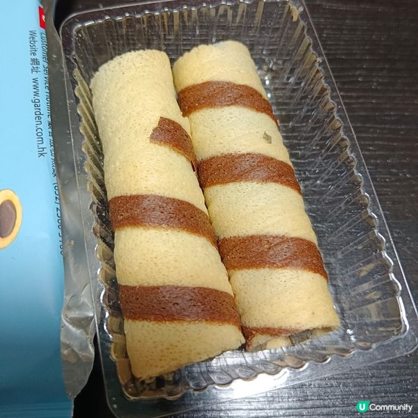 嘉頓出嘅eggo萬花卷（黑芝麻味）