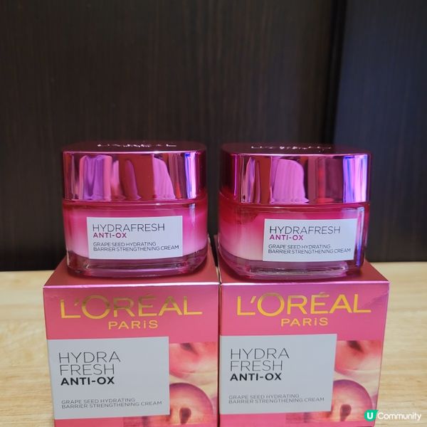 Loreal Paris 水清新葡萄籽保濕滋潤霜測評🍇💦