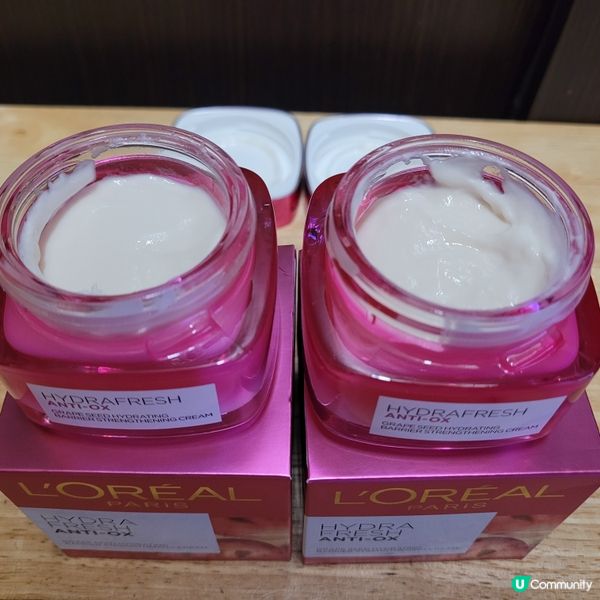 Loreal Paris 水清新葡萄籽保濕滋潤霜測評🍇💦