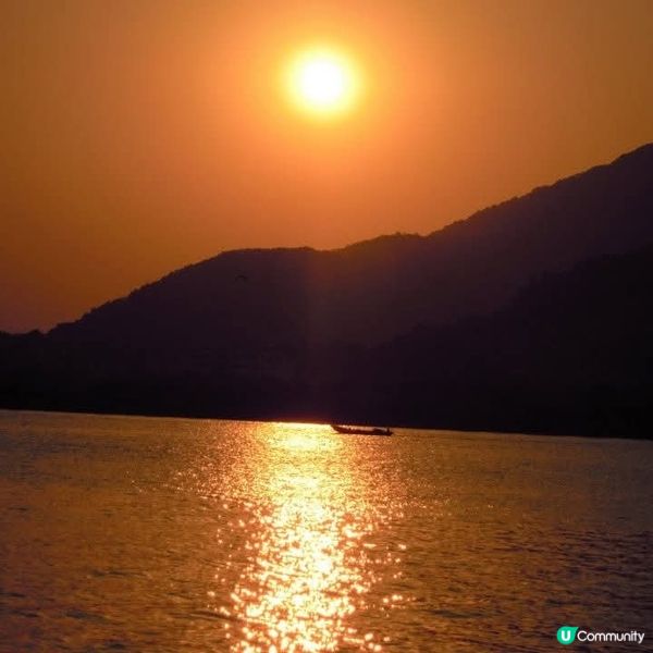 浪漫醉人的日落@媽閣廟附近海濱長廊