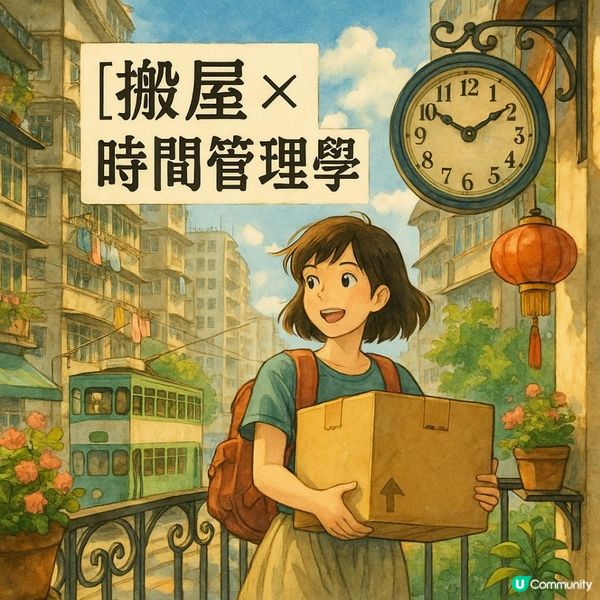 ⏳【搬屋 × 時間管理學】搬屋不是浪費時間，而是重建你人生節奏的絕佳時機！