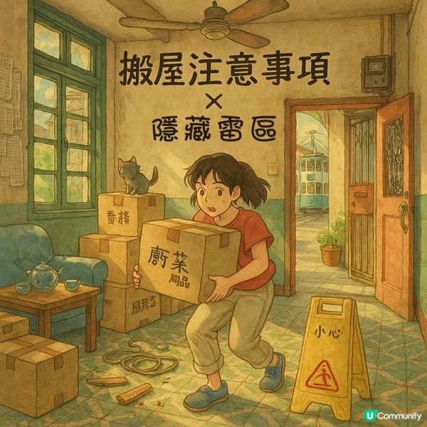🚨【搬屋注意事項 × 隱藏雷區】99%人搬家出錯都因為忽略了這8件事！