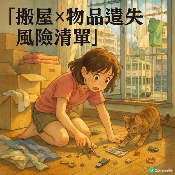 🔍【搬屋 × 物品遺失風險清單】搬家漏掉這些東西，99%的人都後悔莫及！