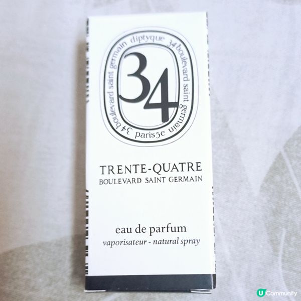 34號香氛，巴黎氣息 🇫🇷✨