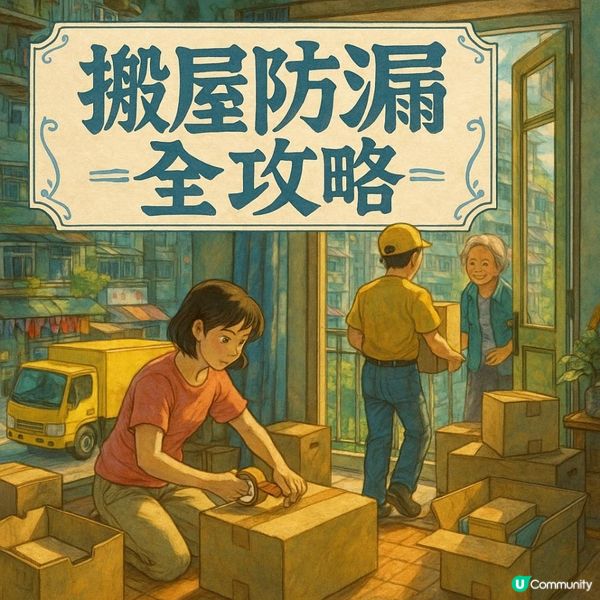 🧠【搬屋防漏全攻略】搬屋日最易遺漏的物品清單＋防漏全攻略！唔想搬完喊，一定要睇！
