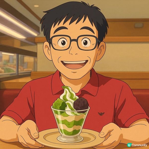 🍵 壽司郎抹茶蕨餅芭菲，正！😋