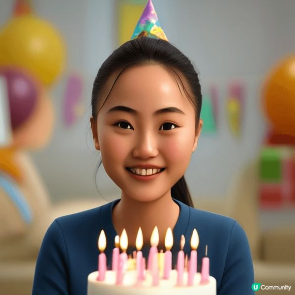 這張照片了展示了與家人共度的快樂時光，看到家人們聚在一起，我...