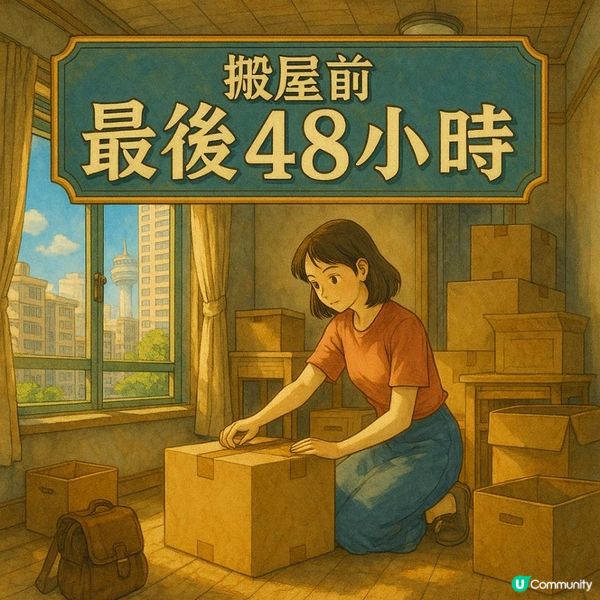 ⏰【搬屋前最後48小時】搬屋前兩日必做清單，錯一步即爆煲！香港搬家人必讀