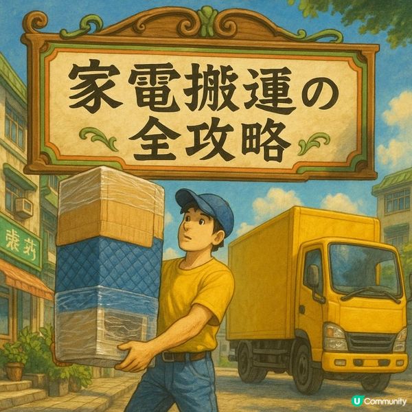 🖥️【家電搬運の全攻略】雪櫃、洗衣機、電視唔識搬，隨時即爆煲！香港搬家人必讀！