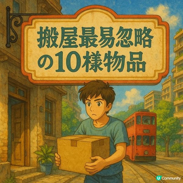 📦【搬屋最易忽略の10樣物品】漏咗佢，搬完屋一定後悔！香港搬家人必讀！