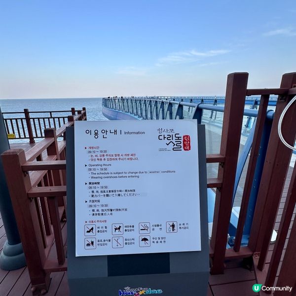 🇰🇷釜山靑沙浦瞭望台：刺激透明玻璃步道體驗