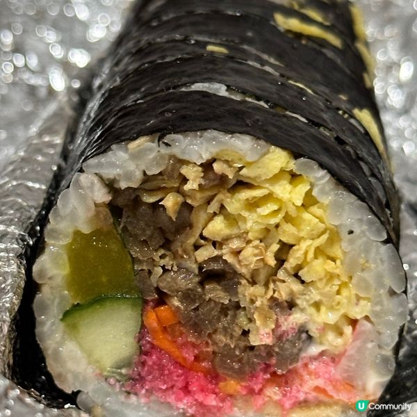 釜山美食推薦🇰🇷最平最人氣紫菜包飯！西面綜合市場《명란김밥》