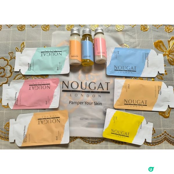 推介Nougat London旅行裝沐浴液和洗頭水