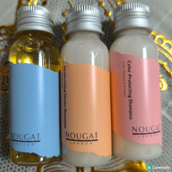 推介Nougat London旅行裝沐浴液和洗頭水
