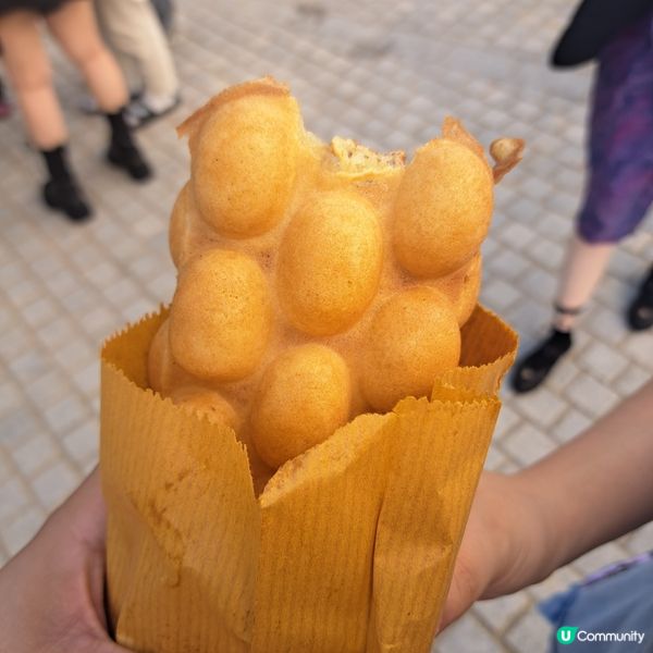 金茶王炭爐雞蛋仔😍香滑甘香奶茶