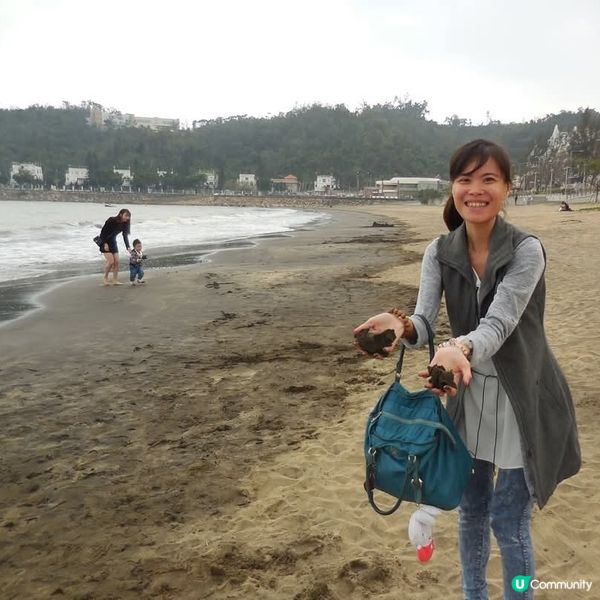 遊黑沙海灘🏖