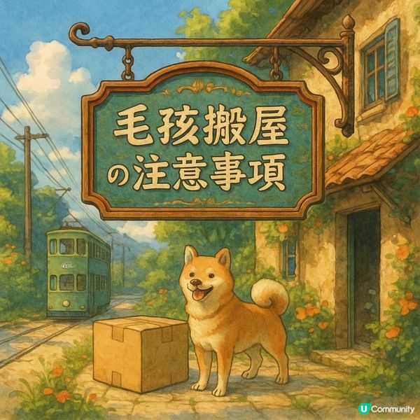 🐶【毛孩搬屋の注意事項】別再以為毛孩會自動適應！8個搬屋必懂實戰技巧