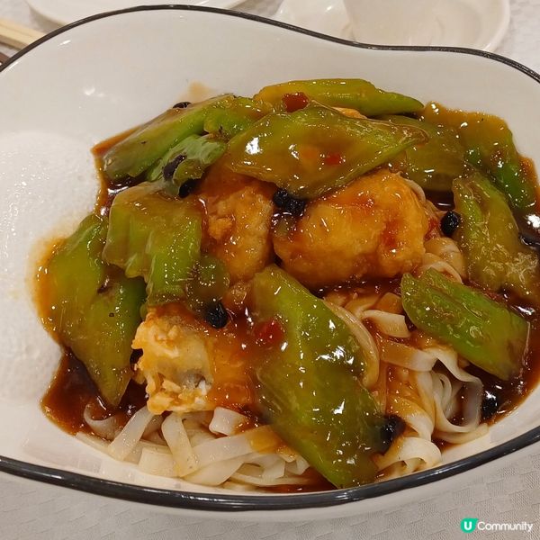 涼瓜斑頭腩炒河